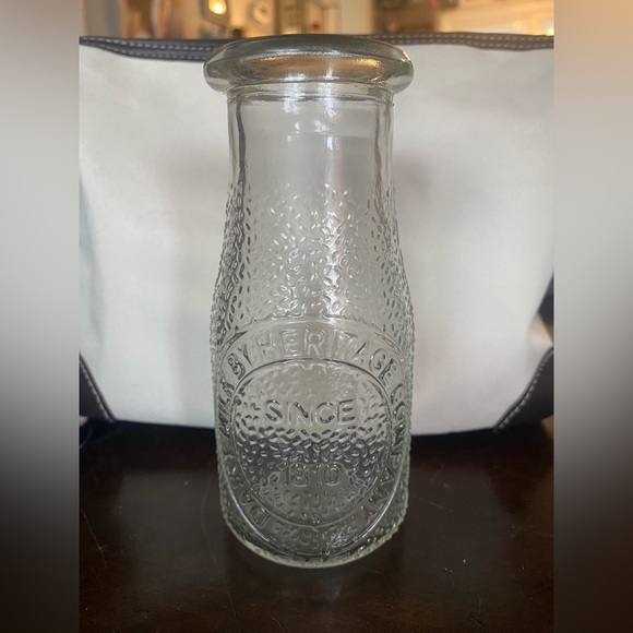 Other Vintage Glass Milk Bottle By Dairy Milk Heritage Company 181 Poshmark